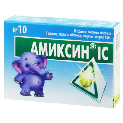 Світлина Аміксин IC таблетки 0.06 г №10